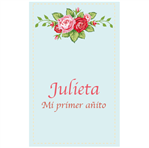 Tarjetas rectangulares aguamarina Vintage 16u